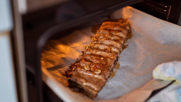 How long cook ribs in oven at 350