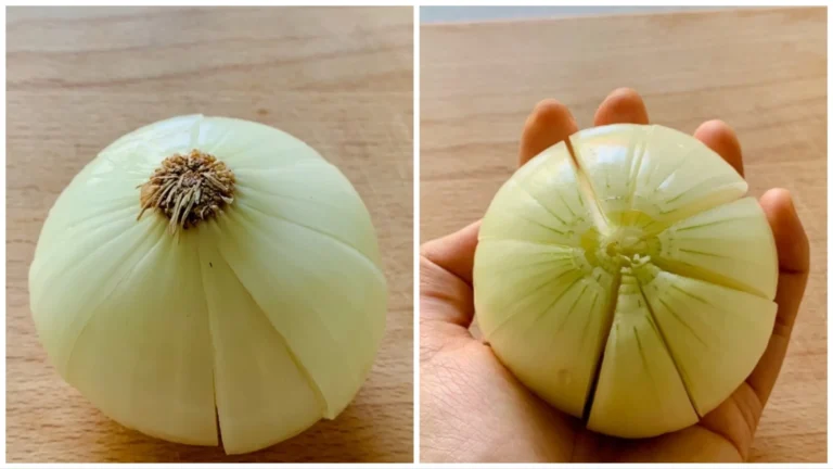 how to cut an onion