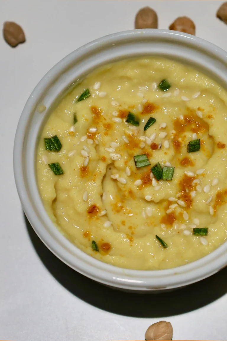 homemade hummus