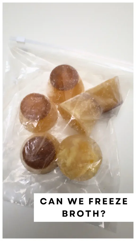 how to freeze and reheat broth