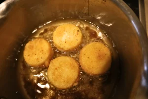 century egg with deep fried tofu