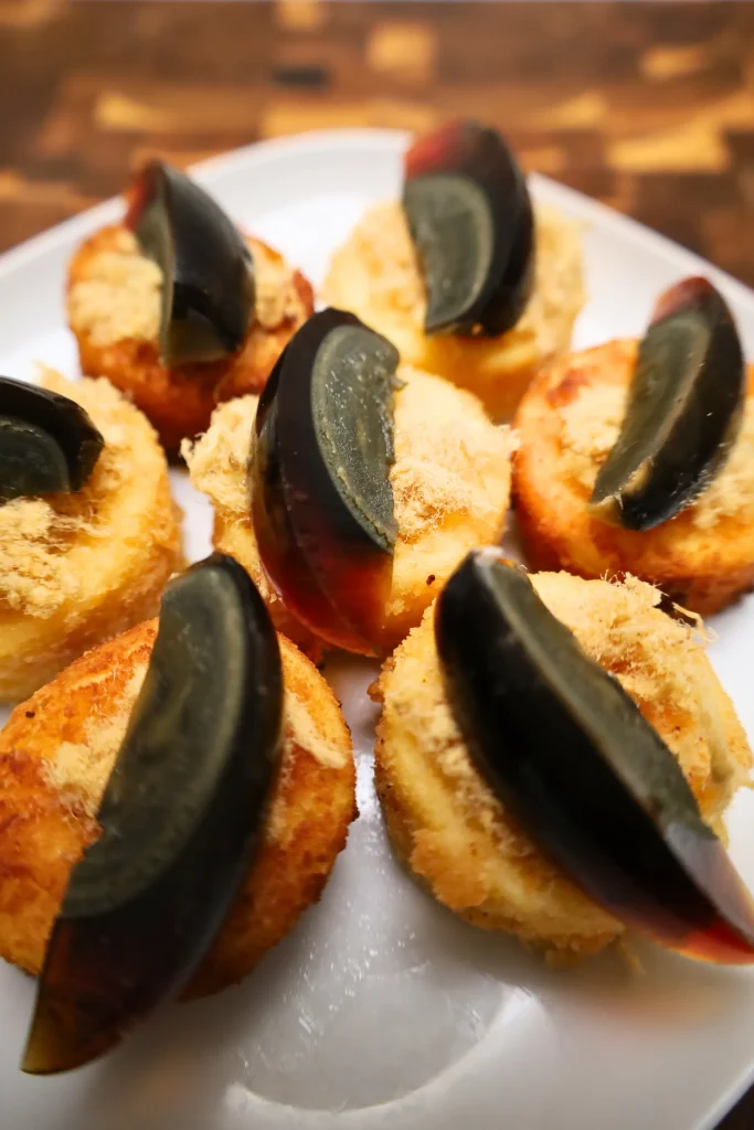 century egg with deep-fried silky tofu