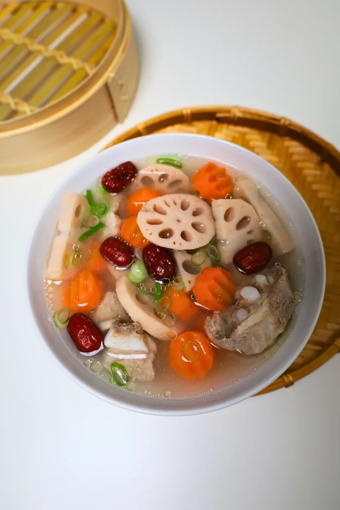 lotus root soup with pork rib