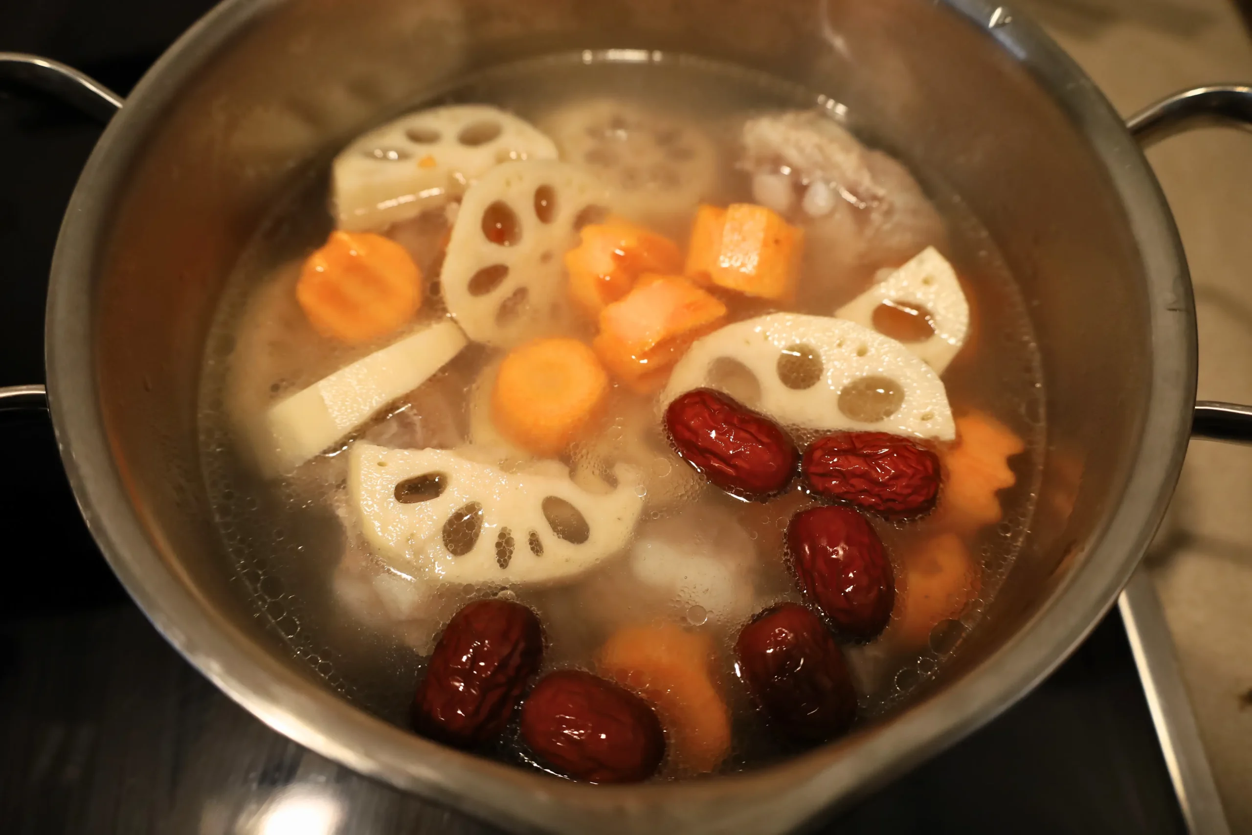 lotus root soup with pork