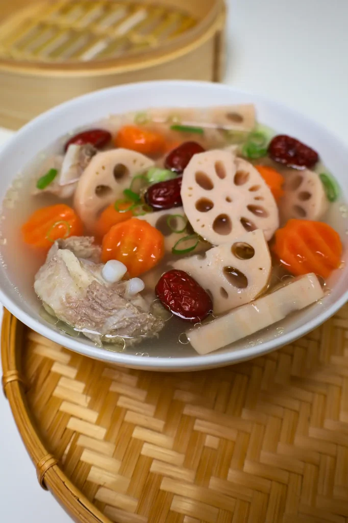 lotus root soup with pork rib