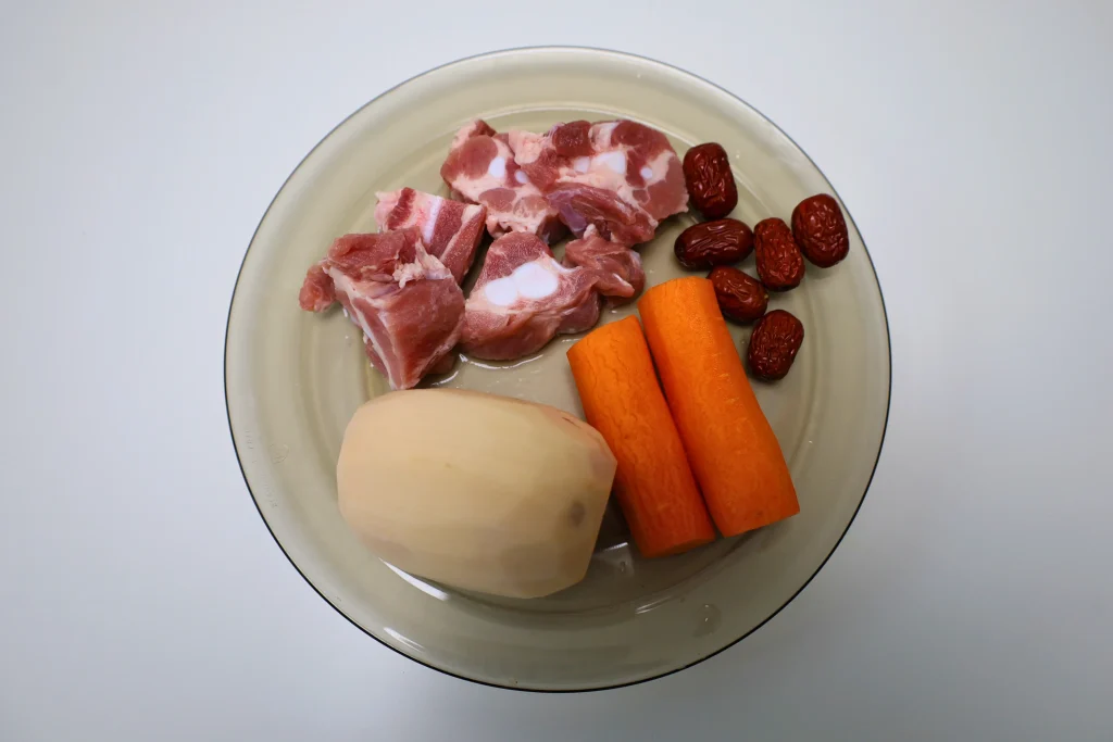 lotus root soup with pork