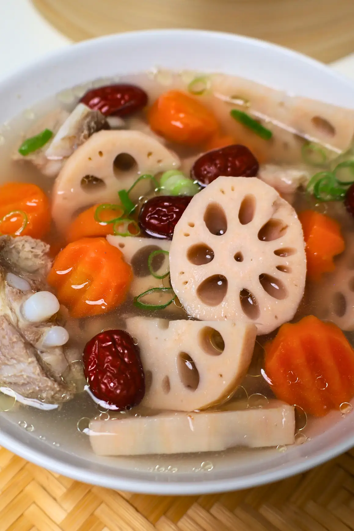 lotus root soup with pork