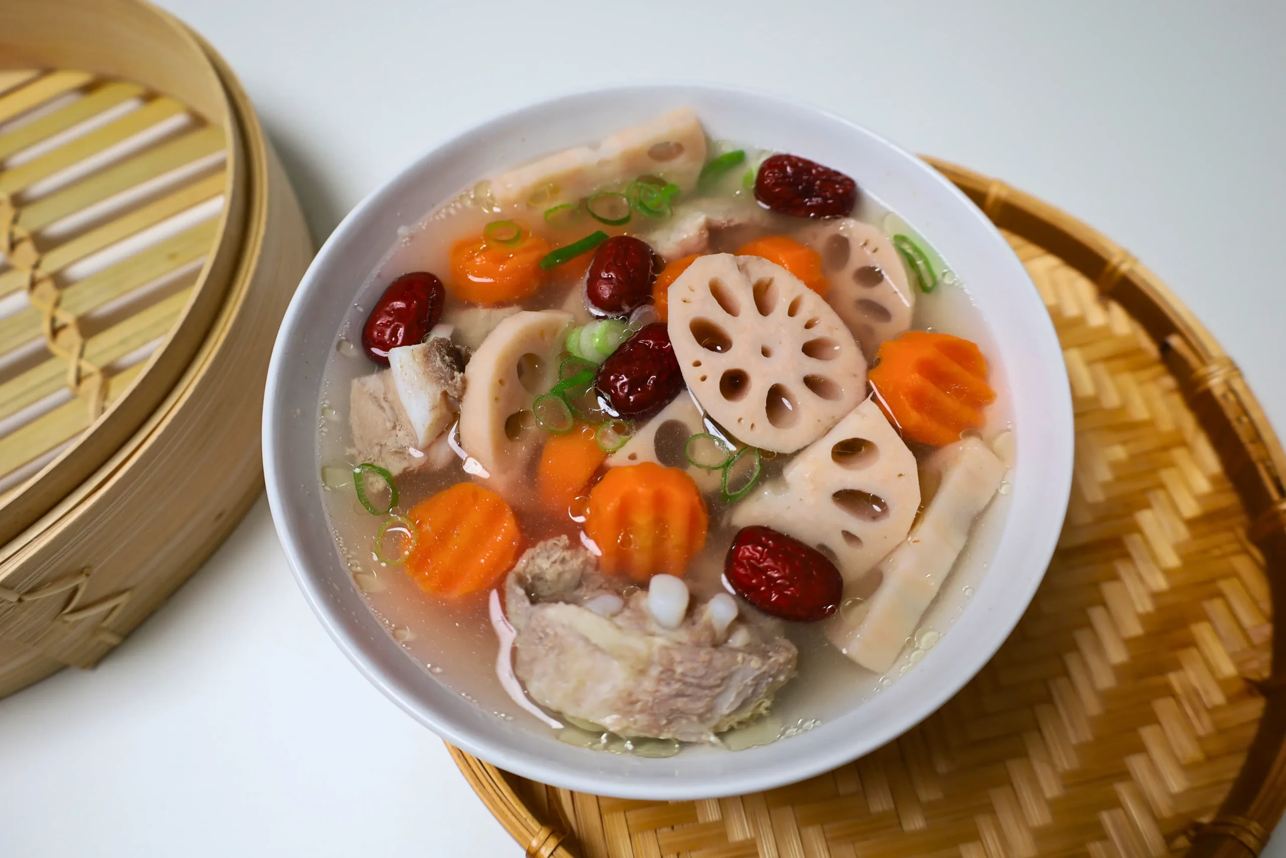 lotus root soup with pork
