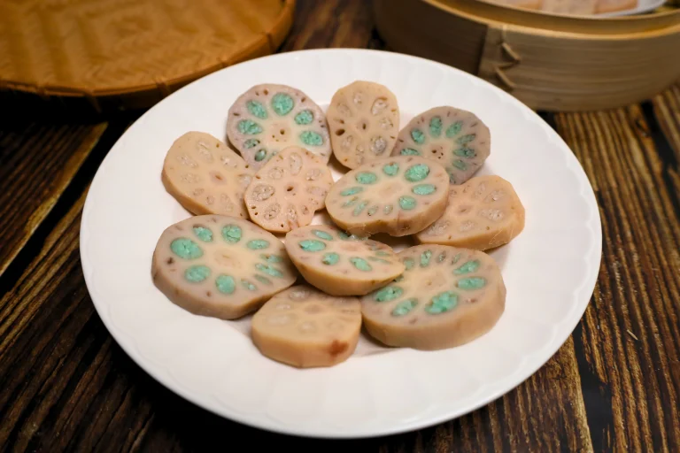 Lotus Root Stuffed with Glutinous Rice