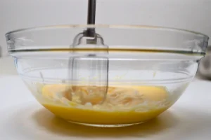 sponge cupcake with salted egg yolk