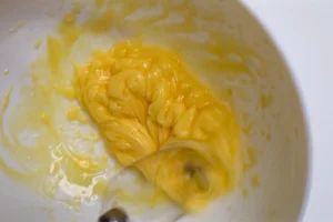 sponge cupcake with salted egg yolk