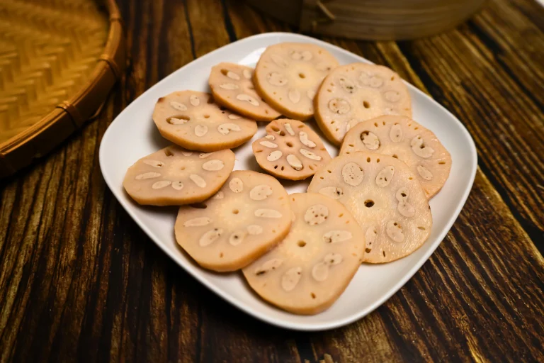Stuffed Lotus Root with Minced Pork